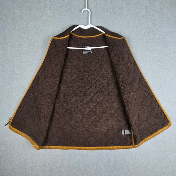 The North Face Mens Large Cuchillo Insulated Full Zip Vest in a Gold/Brown Color - Picture 8 of 15